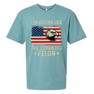 Im Voting For The Convicted Felon Usa Eagle Sueded Cloud Jersey T-Shirt