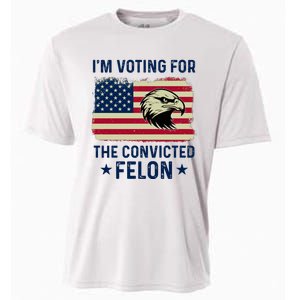 Im Voting For The Convicted Felon Usa Eagle Cooling Performance Crew T-Shirt