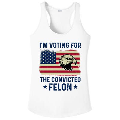 Im Voting For The Convicted Felon Usa Eagle Ladies PosiCharge Competitor Racerback Tank