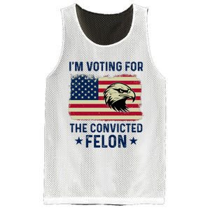 Im Voting For The Convicted Felon Usa Eagle Mesh Reversible Basketball Jersey Tank