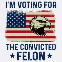 Im Voting For The Convicted Felon Usa Eagle Mousepad