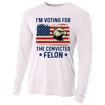 Im Voting For The Convicted Felon Usa Eagle Cooling Performance Long Sleeve Crew