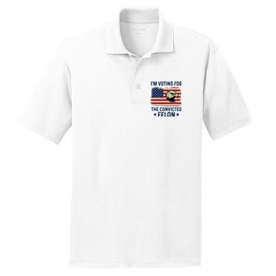 Im Voting For The Convicted Felon Usa Eagle PosiCharge RacerMesh Polo