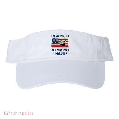 Im Voting For The Convicted Felon Usa Eagle Valucap Bio-Washed Visor
