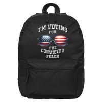 IM Voting For The Convicted Funny Fellon 2024 Election 16 in Basic Backpack