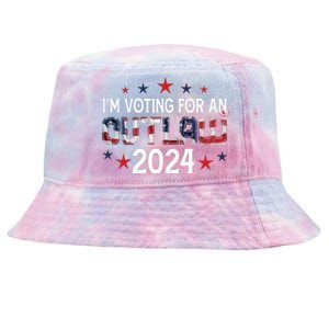 Im Voting For The Outlaw 2024 American Western Republican Party Tie-Dyed Bucket Hat