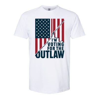 IM Voting For The Outlaw Patriotic Graphic Softstyle® CVC T-Shirt