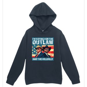 IM Voting For The Outlaw And The Hillbilly Trump Vance 2024 Urban Pullover Hoodie