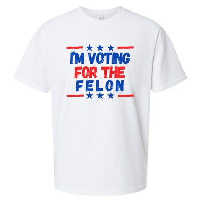 IM Voting For The Felon 2024 Trump Convict 34 Counts Usa Sueded Cloud Jersey T-Shirt