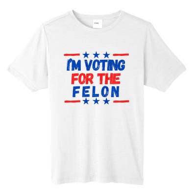 IM Voting For The Felon 2024 Trump Convict 34 Counts Usa Tall Fusion ChromaSoft Performance T-Shirt