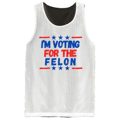 IM Voting For The Felon 2024 Trump Convict 34 Counts Usa Mesh Reversible Basketball Jersey Tank