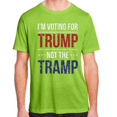 IM Voting For Trump Not The Tramp Adult ChromaSoft Performance T-Shirt