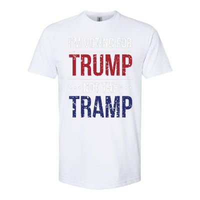 IM Voting For Trump Not The Tramp Softstyle CVC T-Shirt