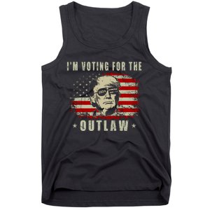 IM Voting For The Outlaw 2024 Funny Trump Tank Top