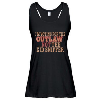 Im Voting For The Outlaw Not The Ki D Sniffer Ladies Essential Flowy Tank