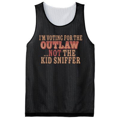 Im Voting For The Outlaw Not The Ki D Sniffer Mesh Reversible Basketball Jersey Tank