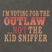 Im Voting For The Outlaw Not The Ki D Sniffer Cotton Canvas Backpack