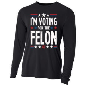 IM Voting For The Felon Trump For President 2024 Cooling Performance Long Sleeve Crew