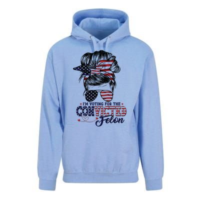 IM Voting For The Convicted Felon Unisex Surf Hoodie