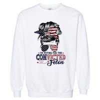 IM Voting For The Convicted Felon Garment-Dyed Sweatshirt