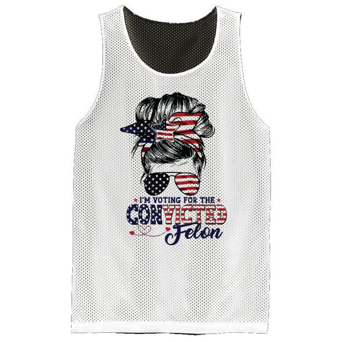 IM Voting For The Convicted Felon Mesh Reversible Basketball Jersey Tank