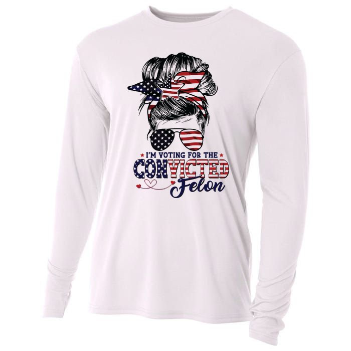 IM Voting For The Convicted Felon Cooling Performance Long Sleeve Crew