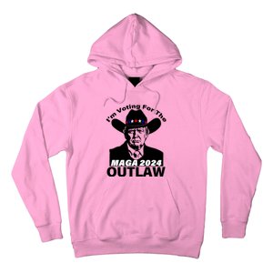 IM Voting For The Outlaw 2024 Funny Trump Hoodie