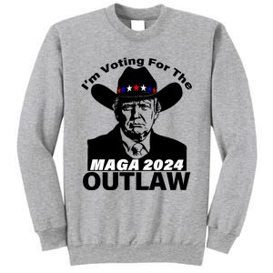 IM Voting For The Outlaw 2024 Funny Trump Sweatshirt