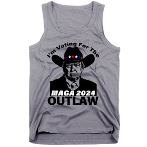 IM Voting For The Outlaw 2024 Funny Trump Tank Top