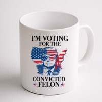 Im Voting For The Convicted Felon Funny Pro Trump 2024 Mug