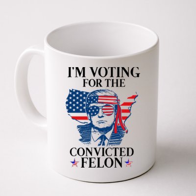 Im Voting For The Convicted Felon Funny Pro Trump 2024 Mug