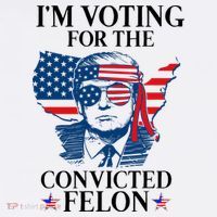Im Voting For The Convicted Felon Funny Pro Trump 2024 Mesh Reversible Basketball Jersey Tank