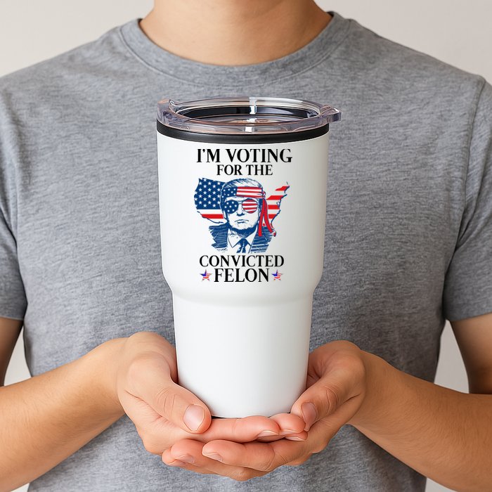 Im Voting For The Convicted Felon Funny Pro Trump 2024 Tumbler