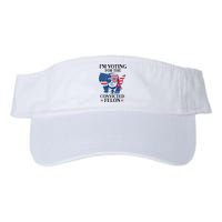 Im Voting For The Convicted Felon Funny Pro Trump 2024 Visor