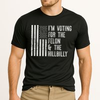 IM Voting For The Felon & The Hillbilly 2024 Pro Trump Meme Cooling Performance Crew T-Shirt