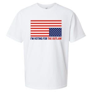 IM Voting For The Outlaw 2024 Funny Trump Sueded Cloud Jersey T-Shirt