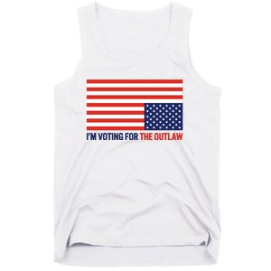 IM Voting For The Outlaw 2024 Funny Trump Tank Top