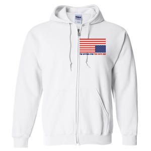 IM Voting For The Outlaw 2024 Funny Trump Full Zip Hoodie