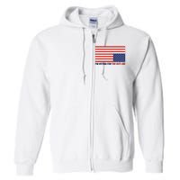 IM Voting For The Outlaw 2024 Funny Trump Full Zip Hoodie