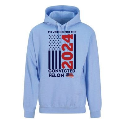 IM Voting For The Convicted Felon Unisex Surf Hoodie