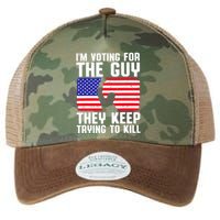 IM Voting For The Guy They Keep Trying To Kill Legacy Tie Dye Trucker Hat