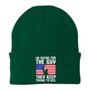 IM Voting For The Guy They Keep Trying To Kill Knit Cap Winter Beanie