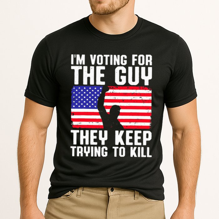 IM Voting For The Guy They Keep Trying To Kill Performance Shirt
