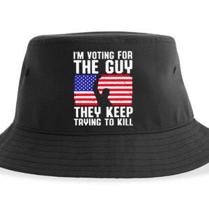 IM Voting For The Guy They Keep Trying To Kill Sustainable Bucket Hat