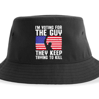 IM Voting For The Guy They Keep Trying To Kill Sustainable Bucket Hat