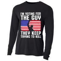 IM Voting For The Guy They Keep Trying To Kill Cooling Performance Long Sleeve Crew