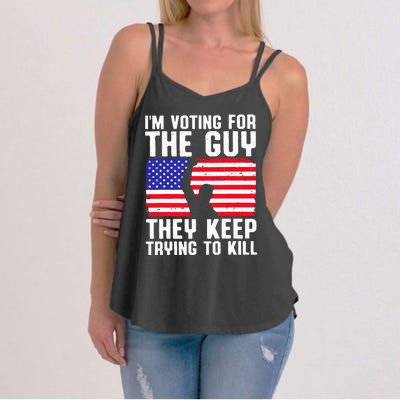 IM Voting For The Guy They Keep Trying To Kill Women's Strappy Tank