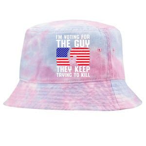 IM Voting For The Guy They Keep Trying To Kill Tie-Dyed Bucket Hat