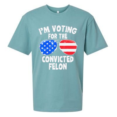 IM Voting For The Convicted Felon Funny Pro 2024 Sueded Cloud Jersey T-Shirt