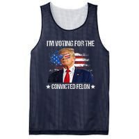 IM Voting For The Convicted Felon Funny Pro 2024 Mesh Reversible Basketball Jersey Tank